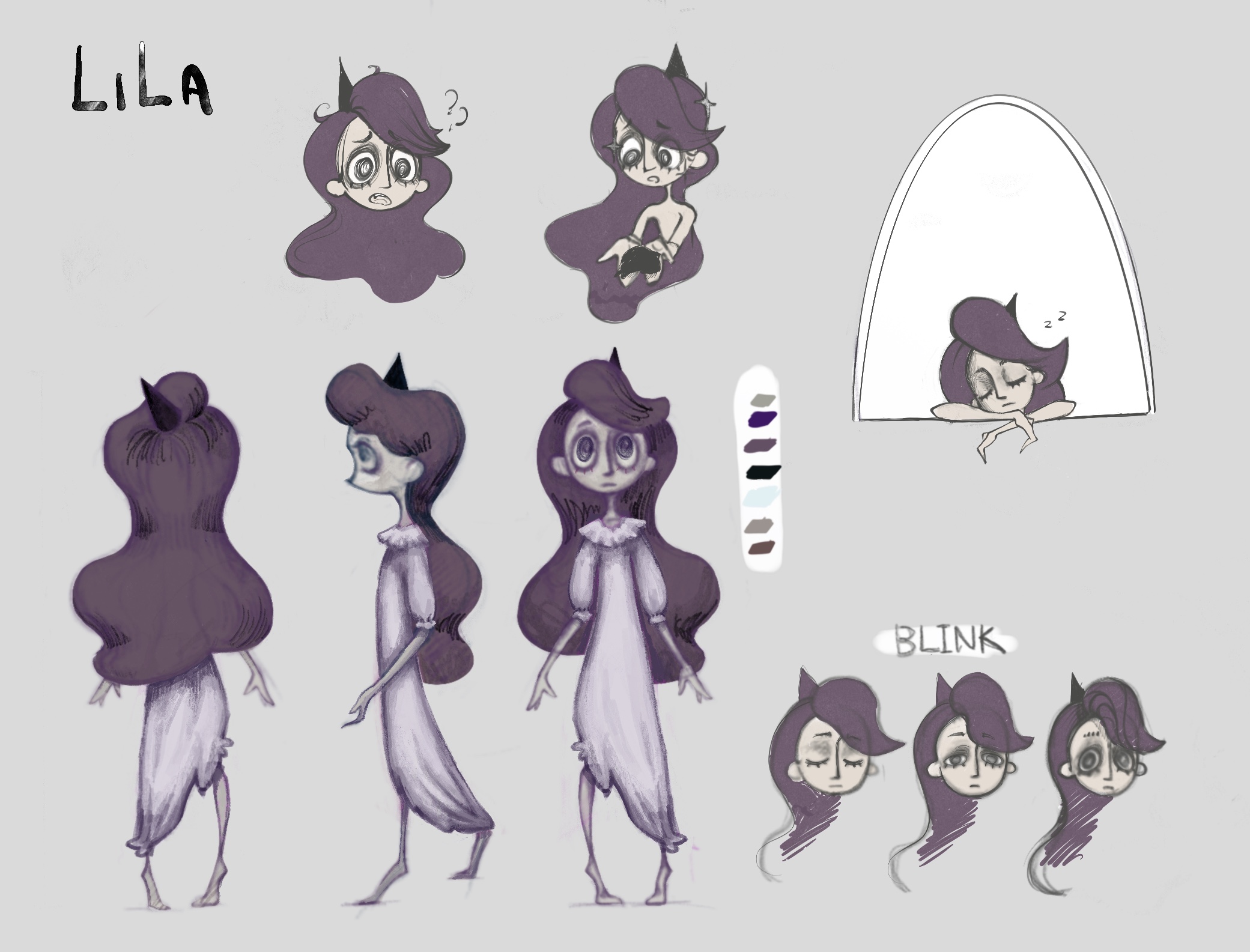 Nocturnal Valley – Lila Character sheet